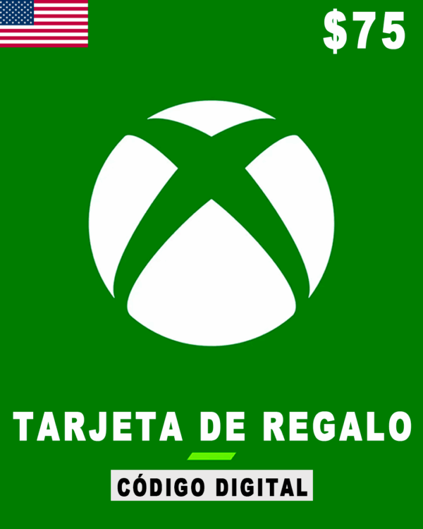 75 XBOX GIFT CARD USD