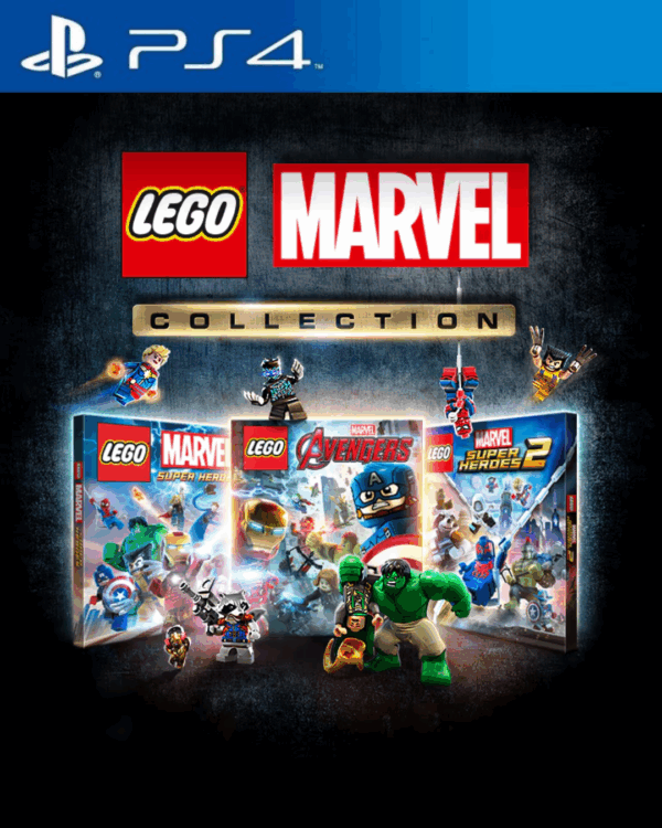 LEGO HEROES COLLETION 3 EN 1 LEGO MARVEL COLLECTION PS4 ( SUPER HEROES 1+2+AVENGERS )