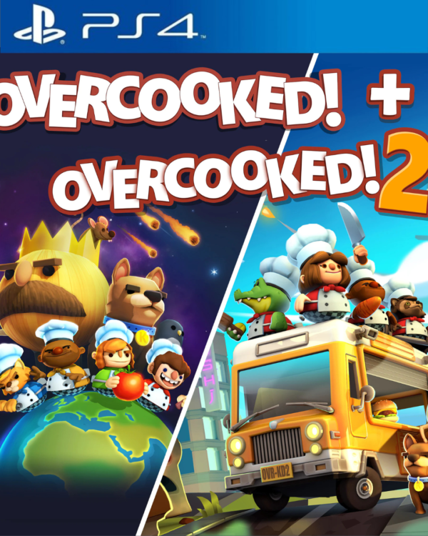over 2 EN 1 OVERCOOKED 1 + VERCOOKED 2 PS4