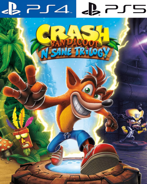 3 EN 1 CRASH BANDICOOT N-SANE TRILOGY VERSION PS4 PARA PS5