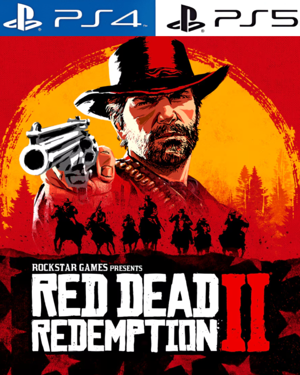red RED DEAD REDEMPTION 2 VERSION PS4 PARA PS5
